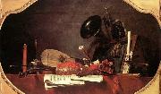 Jean Baptiste Simeon Chardin Attributes of Music oil on canvas